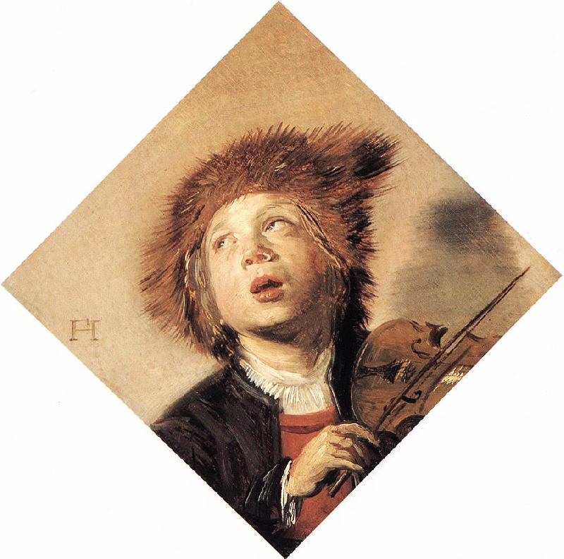 HALS, Frans Boy Playing a Violin Germany oil painting art